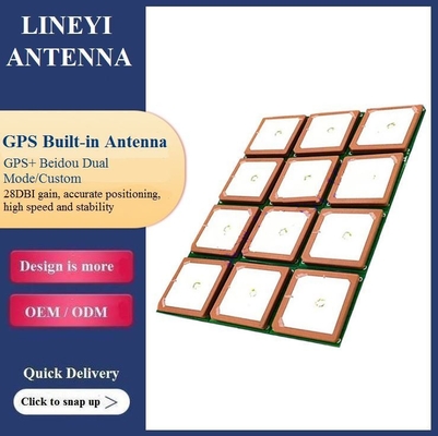 Antena de ISO9001 GPS Glonass, antena de cerámica del remiendo de GPS