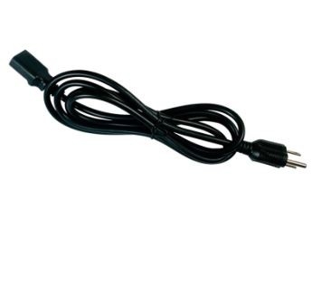 Enchufe estándar americano del cable de corriente alterna 3pin del ordenador con el cable de extensión femenino del poder del enchufe del IEC C13