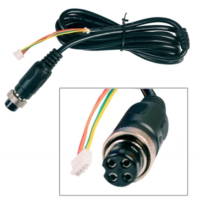 Los coninvers 4pin del enchufe de la aviación GX16 conectan con el cable del conector del pH para la tecnología de comunicación de la nave