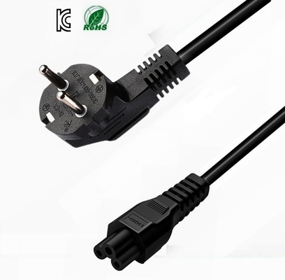Enchufe de la fuente del cable eléctrico de la aprobación K3-15JT-ST2B 30.75mm2 del mercado kc de Corea para el ordenador portátil