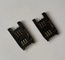 negro KF028 SIM Card Connectors de 25.1x15.1x0.76m m SMT