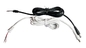 Cable del enchufe 5.5*2.1m m del varón 3.5m m DC derecho común con los wirs eléctricos del alivio de tensión 2pin