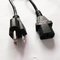 Cable de transmisión profesional de la extensión de la CA de la UL 3 Pin Male To Female del fabricante para el ordenador