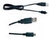 Arnés de cable de carga rápido micro del cable, 2 metros de cable negro del USB