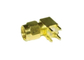 50 conector hembra de cobre amarillo del ohmio SMA para el cable de extensión coaxial de 4G RG178